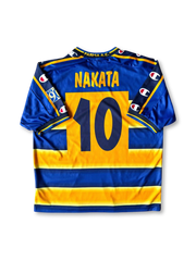 2002-03 Parma away jersey Nakata 10, vintage football shirt