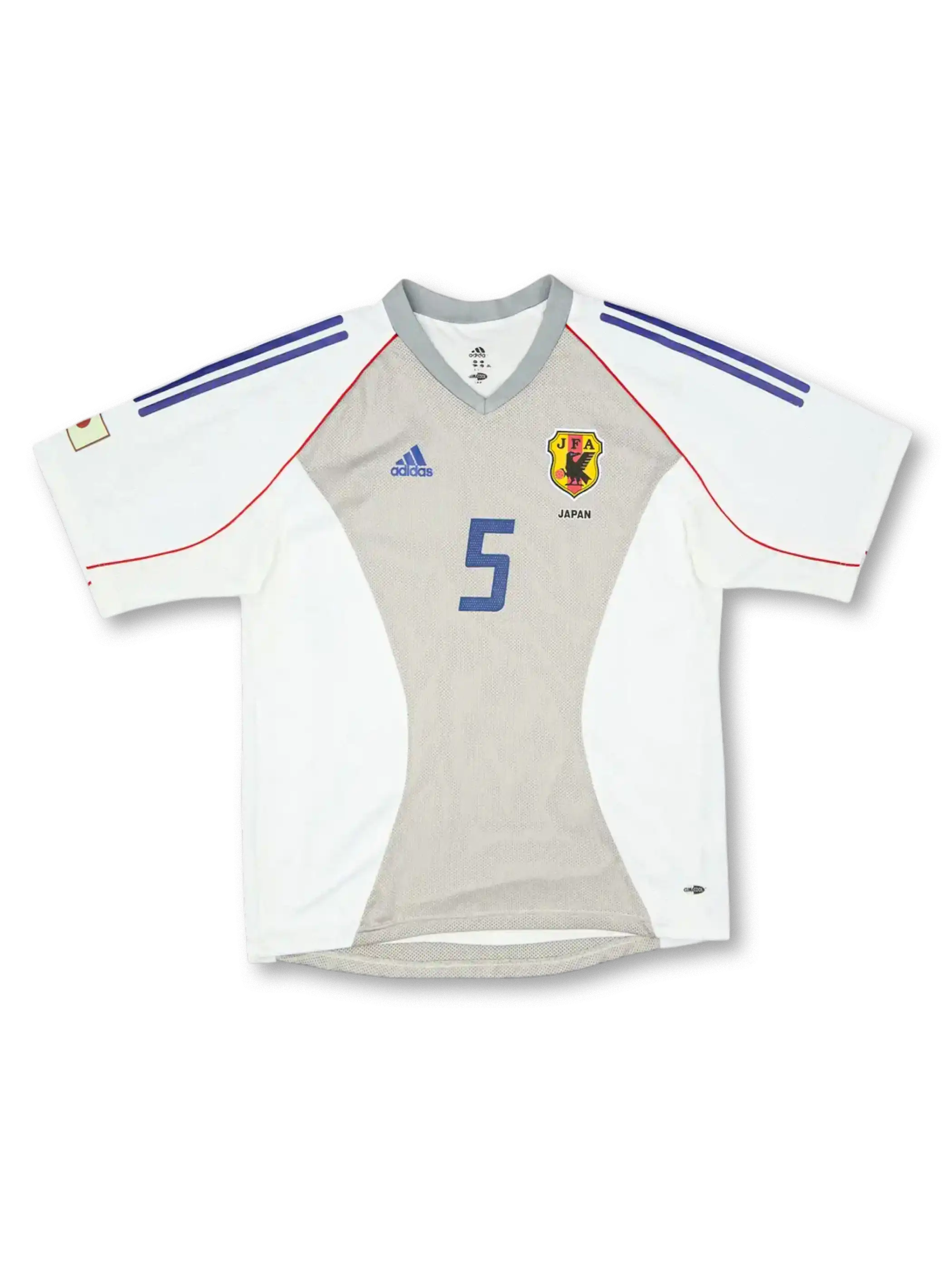2002–04年 日本代表 アウェイ ユニフォーム 稲本潤一 5，ヴィンテージサッカージャージ