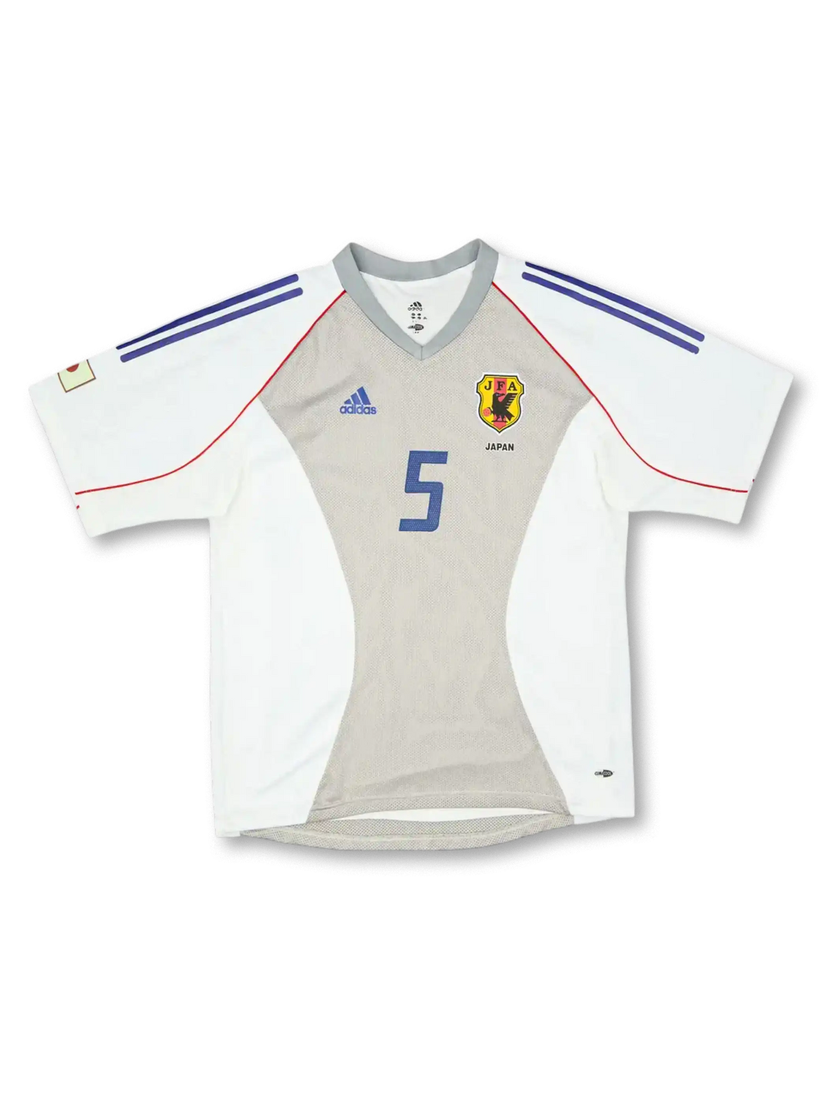 2002–04年 日本代表 アウェイ ユニフォーム 稲本潤一 5，ヴィンテージサッカージャージ