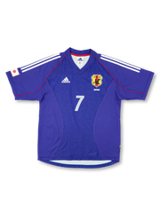 2002–04年 日本代表 ホーム ユニフォーム 中田英寿 7，ヴィンテージサッカージャージ