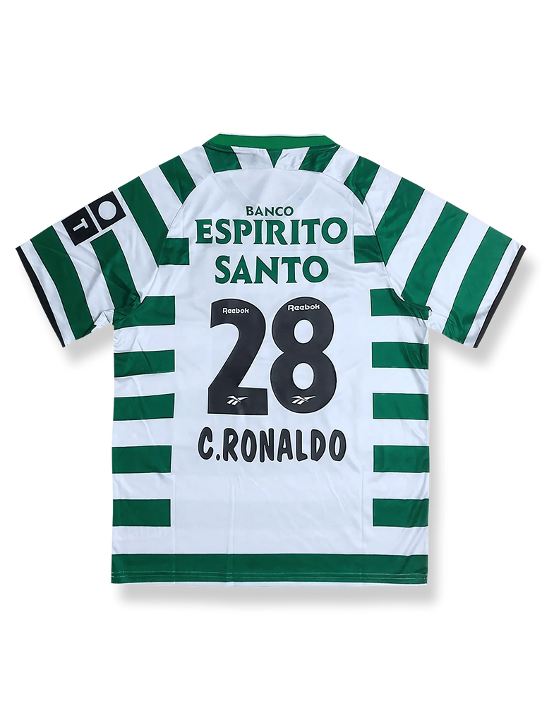 スポルティング・リスボン C.Ronaldo 28番 シャツ Lサイズ 03/04シーズン スポルティングCP ホーム C.ロナウド 28番-KICKO