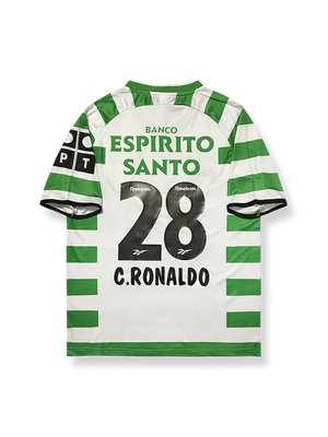 03/04シーズン スポルティングCP ホーム C.ロナウド 28番-KICKO – Kicko