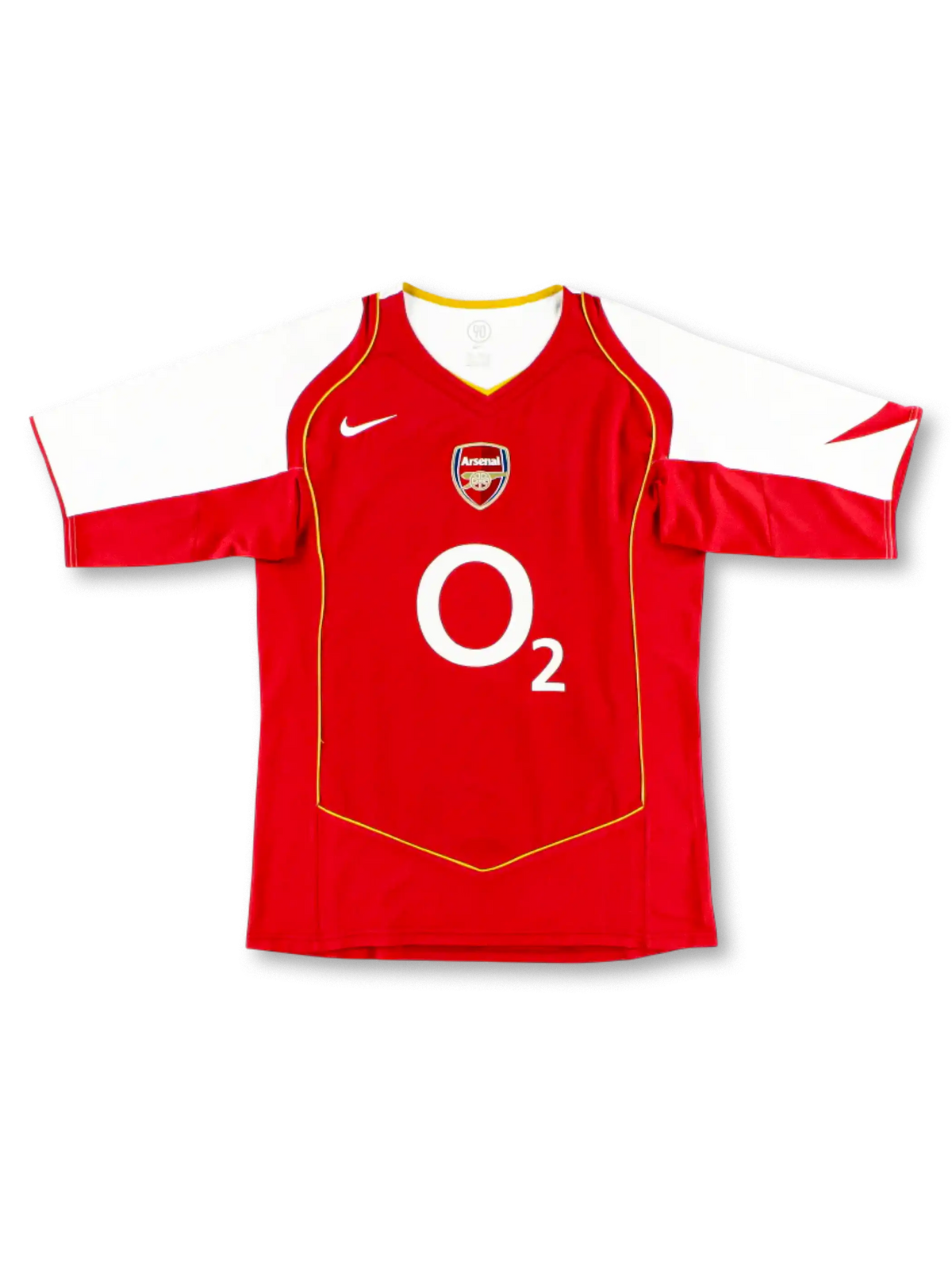 2004-05年アーセナル ホームユニフォーム L.Boys 正面デザイン