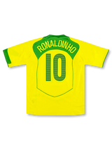 2004-05 ブラジル代表 ホームユニフォーム ロナウジーニョ #10-KICKO