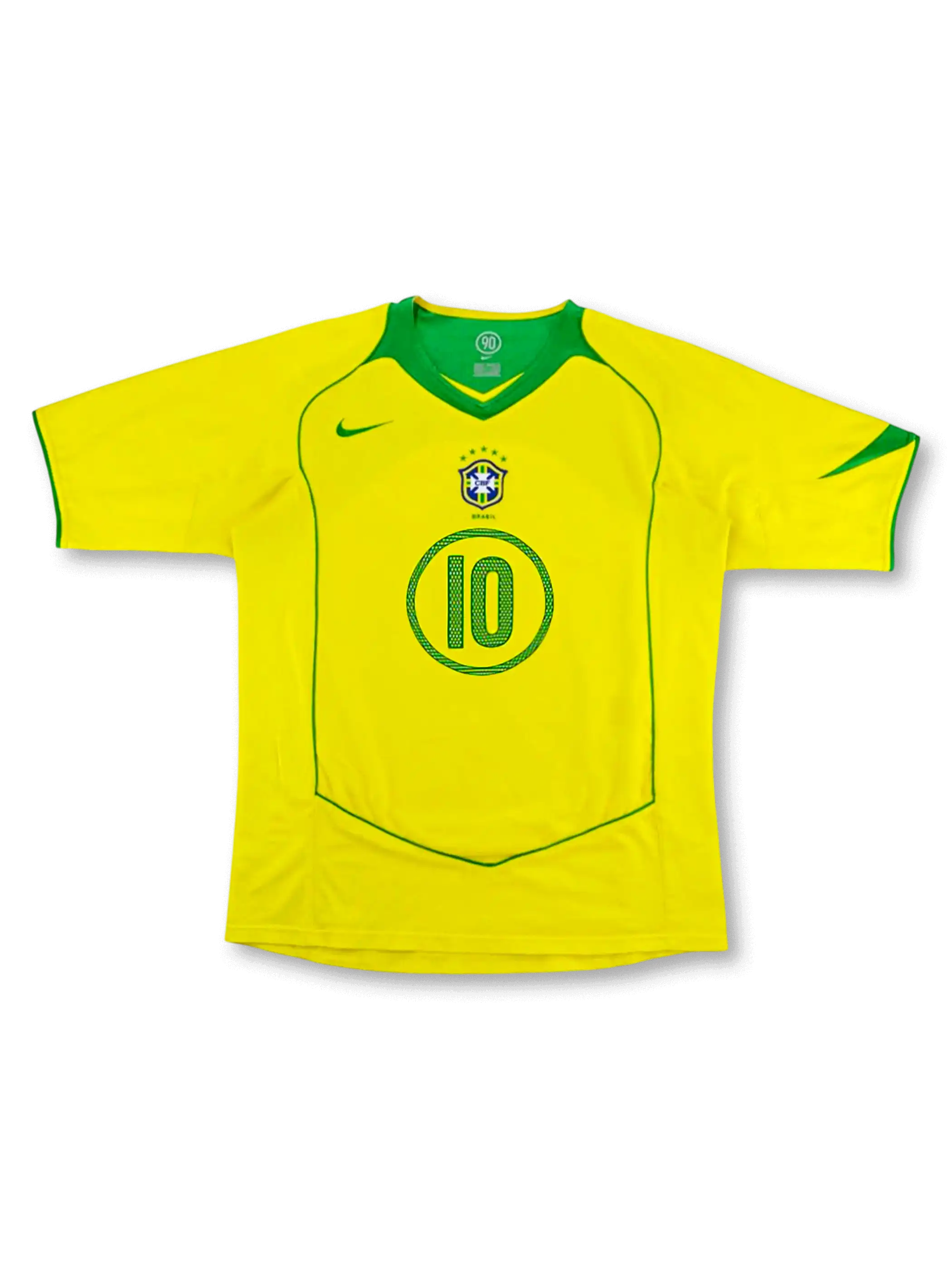 2004-05 ブラジル代表 ホームユニフォーム ロナウジーニョ #10-KICKO 2004-05 ブラジル代表 ホームユニフォーム ロナウジーニョ #10-KICKO
