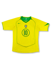 2004-05 ブラジル代表 ホームユニフォーム ロナウジーニョ #10-KICKO
