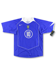 2004-06 ブラジル代表 アウェイユニフォーム ロナウジーニョ #10-KICKO