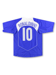 2004-06 ブラジル代表 アウェイユニフォーム ロナウジーニョ #10-KICKO 2004-06 ブラジル代表 アウェイユニフォーム ロナウジーニョ #10-KICKO