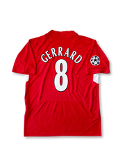 2005 リヴァプール UEFAチャンピオンズリーグ優勝記念ユニフォーム スティーヴン・ジェラード #8