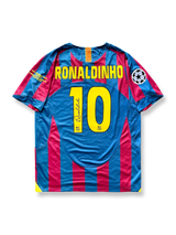 2005/06シーズン バルセロナ  ホーム ロナウジーニョサイン入り 10番