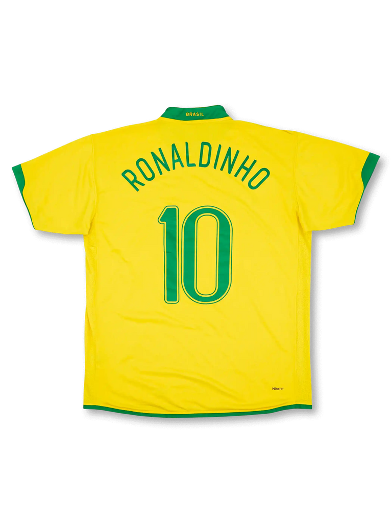 2006-08 ブラジル代表 ホームユニフォーム ロナウジーニョ #10-KICKO