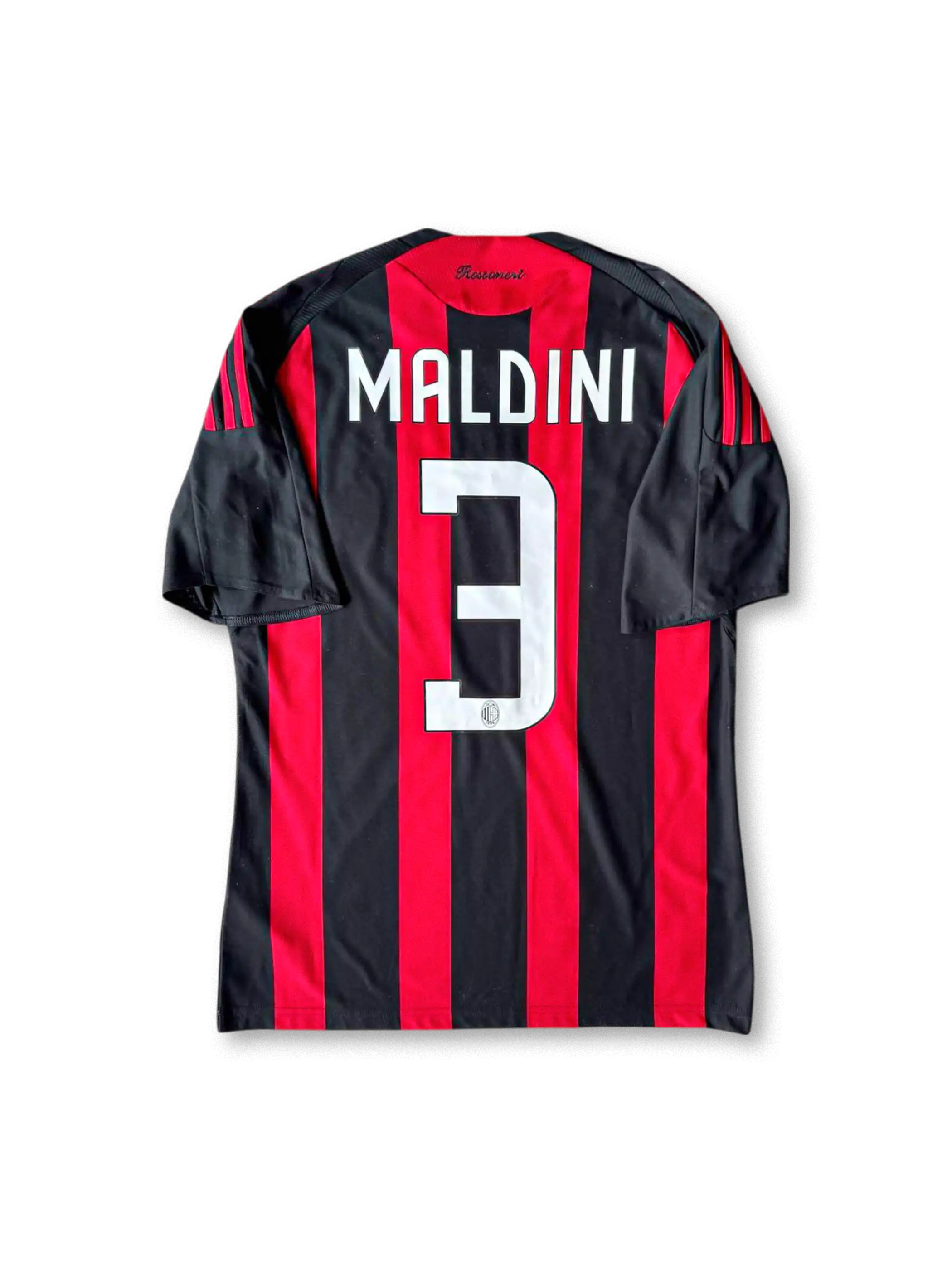 2008-09 AC Milan home jersey Maldini 3, vintage football shirt