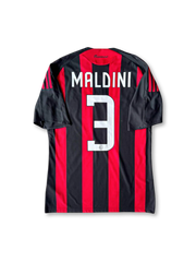 2008-09 AC Milan home jersey Maldini 3, vintage football shirt