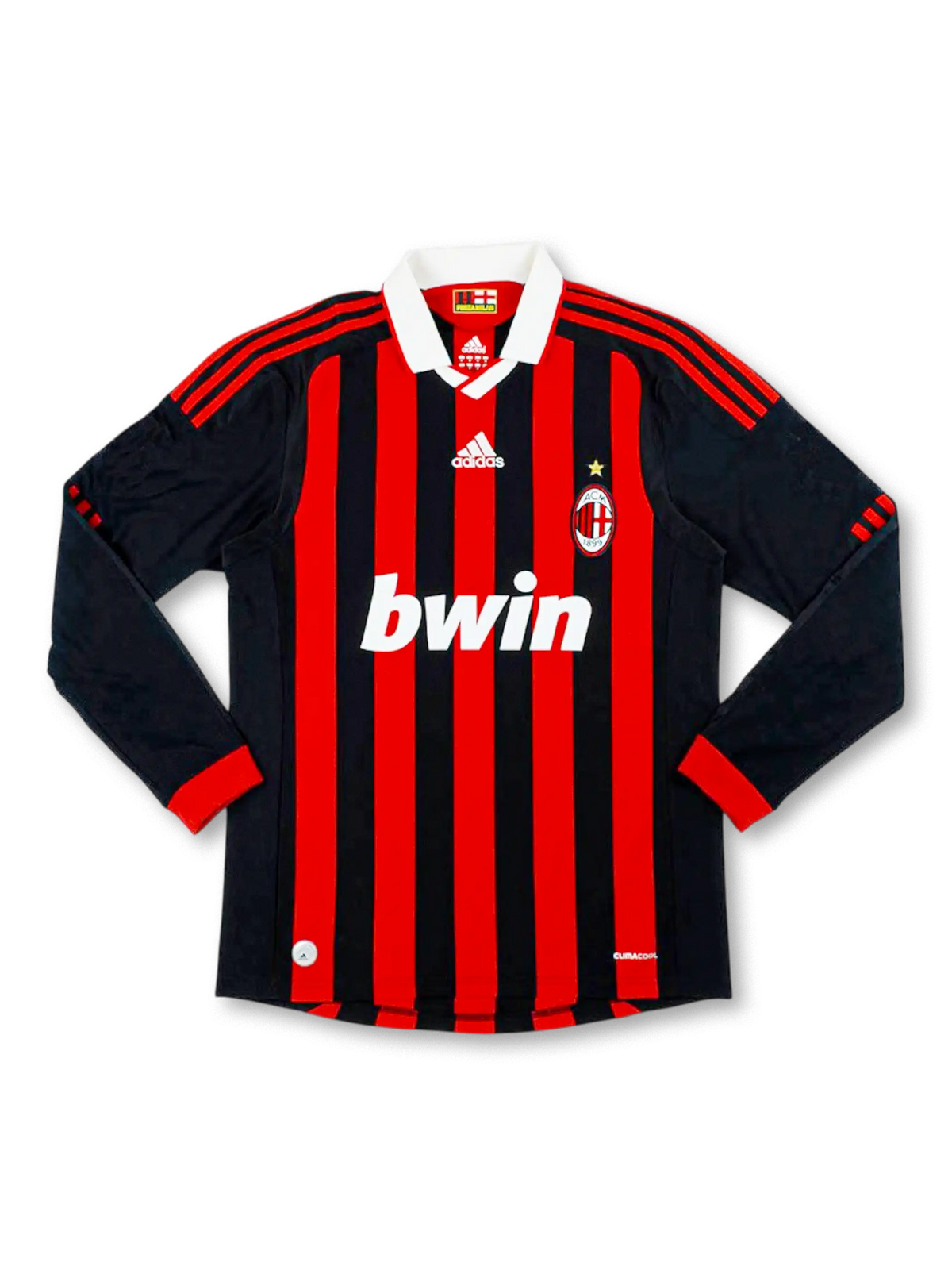 2009-10年ACミラン ホーム長袖ユニフォーム