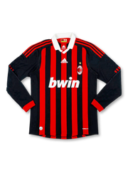 2009-10年ACミラン ホーム長袖ユニフォーム