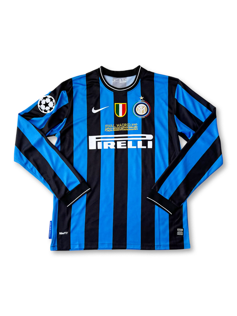 インテル 09/10 ホーム 長袖 ユニフォーム 4番 サネッティ ☆インテル