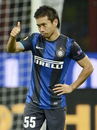 2010-11年 インテル・ミラノ ホームユニフォーム 長友佑都 #55-KICKO