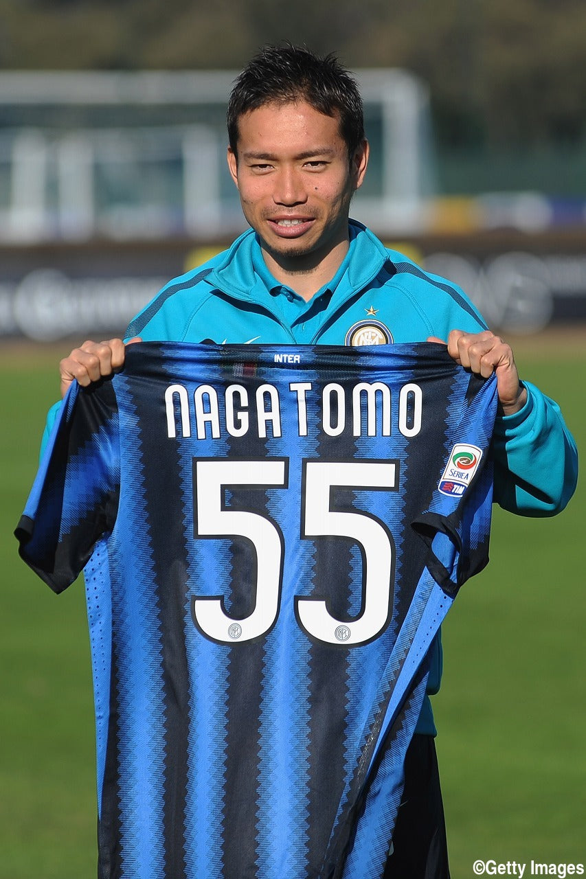 【希少！】10/11 インテル・ミラノ ♯55 長友佑都【Lサイズ】ホーム 2010-11年 インテル・ミラノ ホームユニフォーム 長友佑都 #55-KICKO