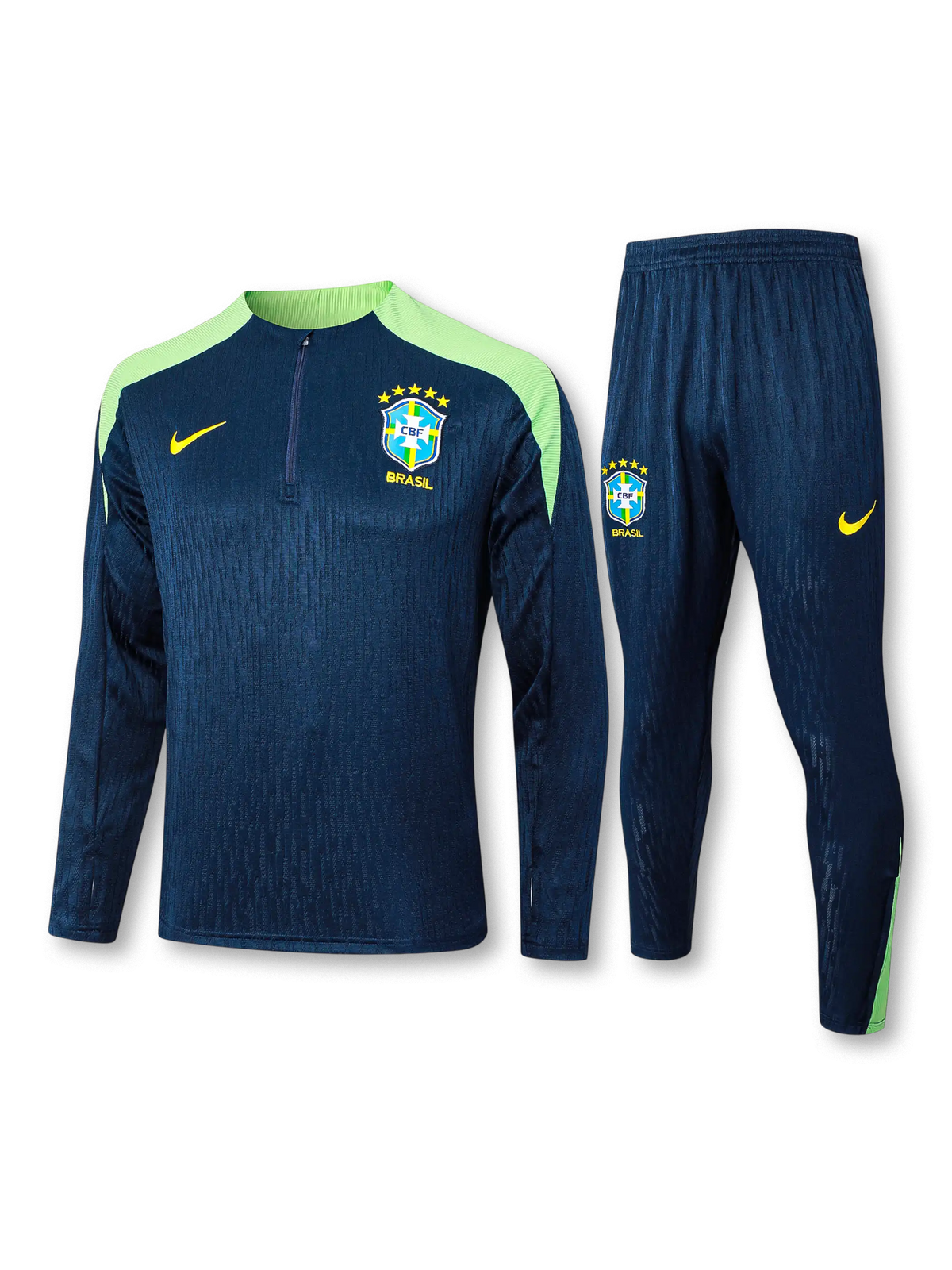 ブラジル代表 ハーフジップ トレーニングトップ 正面