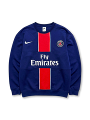 パリ・サンジェルマン Nike クルーネックスウェット 正面 センターストライプ