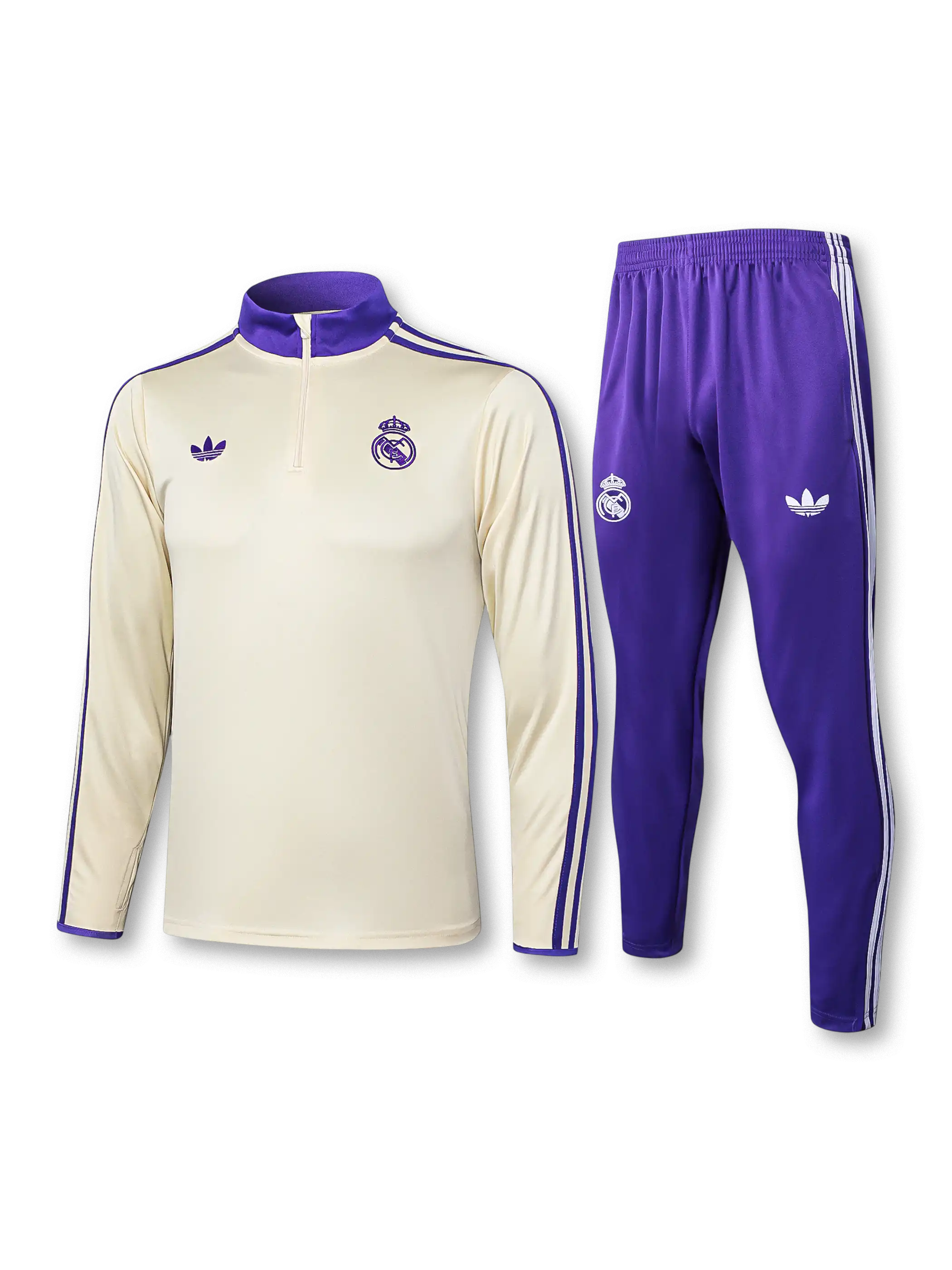 レアル・マドリード ハーフジップ トレーニングトップ 正面