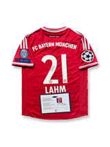 2013/14シーズン バイエルン・ミュンヘン ホーム ラームサイン入り 21番