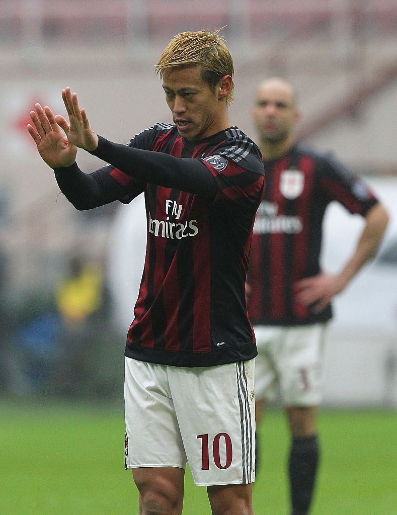 2015-16年 ACミラン ホームユニフォーム アディダス 本田圭佑 #10