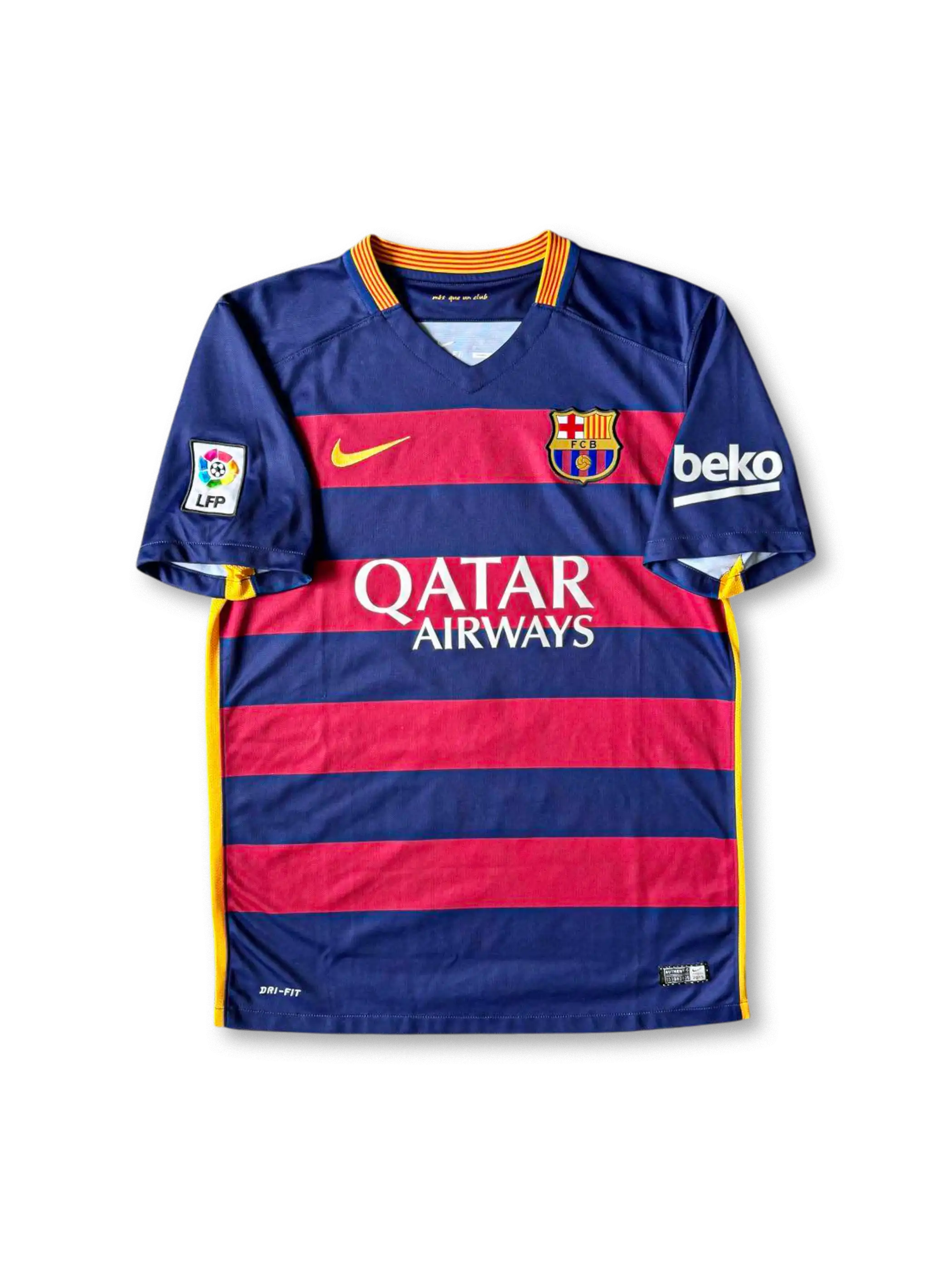 2015-16 FCバルセロナ ホームシャツ ルイス・スアレス 正面