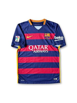 2015-16 FCバルセロナ ホームシャツ（ルイス・スアレス #9）-KICKO – Kicko