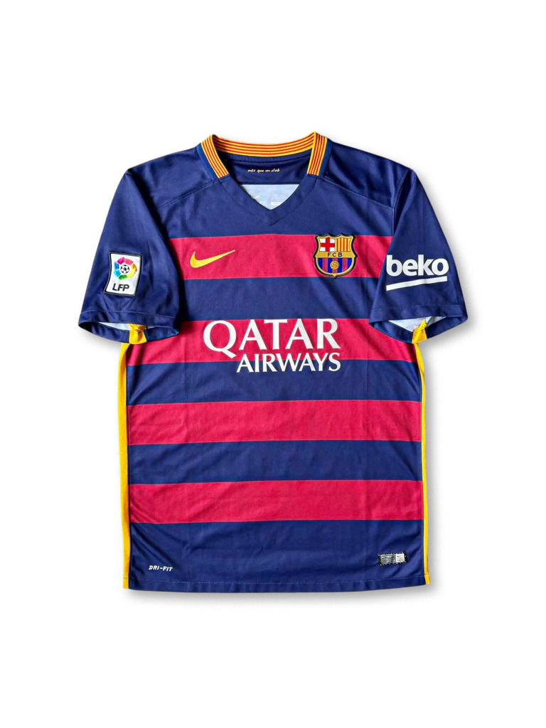 2015-16 FCバルセロナ ホームシャツ（ルイス・スアレス #9）-KICKO – Kicko