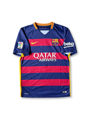 2015-16 FCバルセロナ ホームシャツ ルイス・スアレス 正面