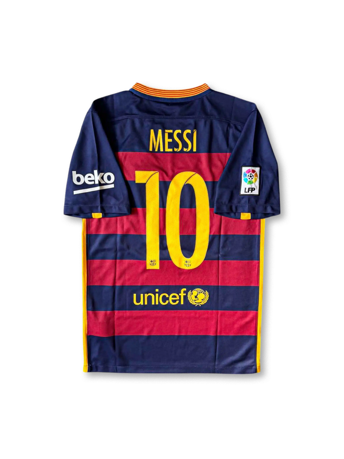 2015–16 Barcelona home jersey Messi 10