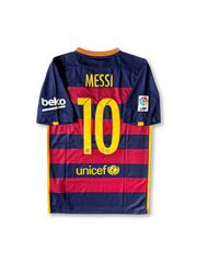 2015–16 Barcelona home jersey Messi 10