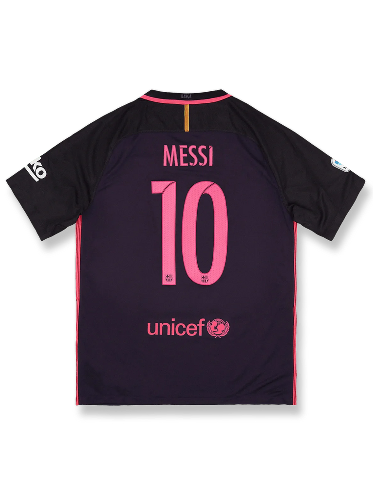 最終16/17 FCバルセロナ CL用 選手支給ユ二フォーム メッシ 背番号10 2016_17_barcelona_away_messi_1