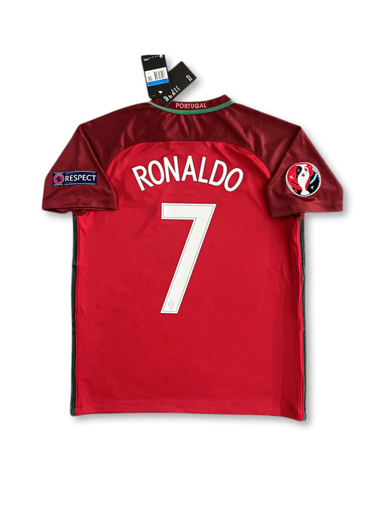 正規品新品ポルトガル代表 2016 Ronaldo ロナウド ポルトガル代表 サッカーユニフォーム メンズ SIZE M レッド 【7