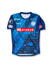 2019年水戸ホーリーホック ホームユニフォーム 正面、桜と幾何学模様デザイン
