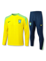 ブラジル代表 ハーフジップ トレーニングトップ 正面