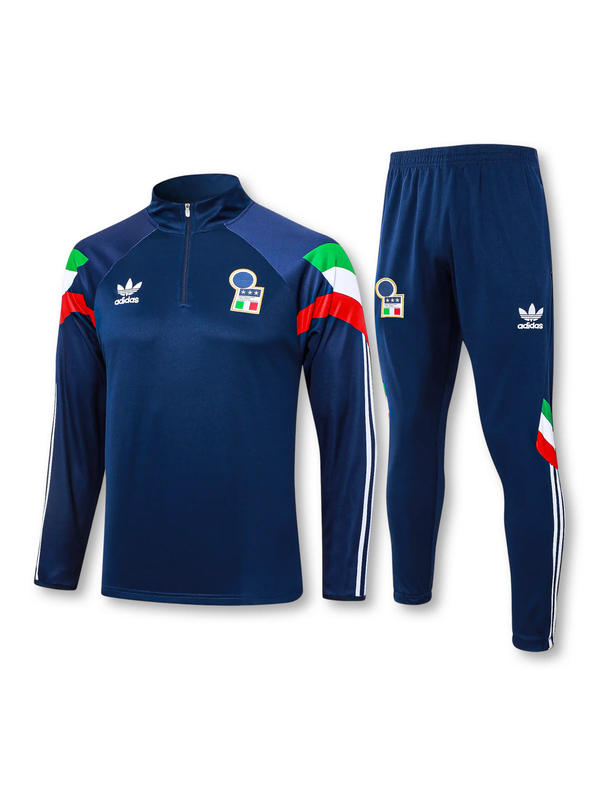 イタリア代表 ハーフジップ トレーニングトップ 正面