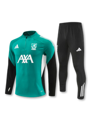 リヴァプール グリーン ハーフジップ トレーニングセット