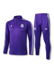 レアル・マドリード パープル トレーニングトップ 正面