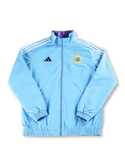 アルゼンチン代表 パープル面 リバーシブルウィンドブレーカー 正面図