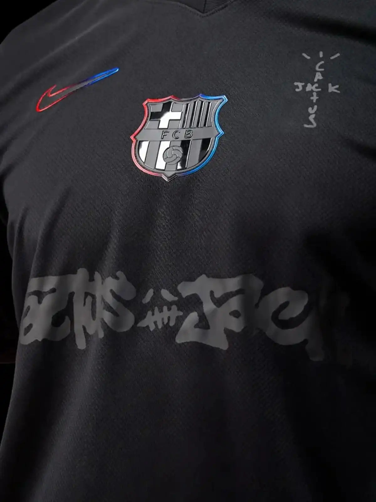 2023-24年 FCバルセロナ アウェイ シャツ × トラヴィス・スコット