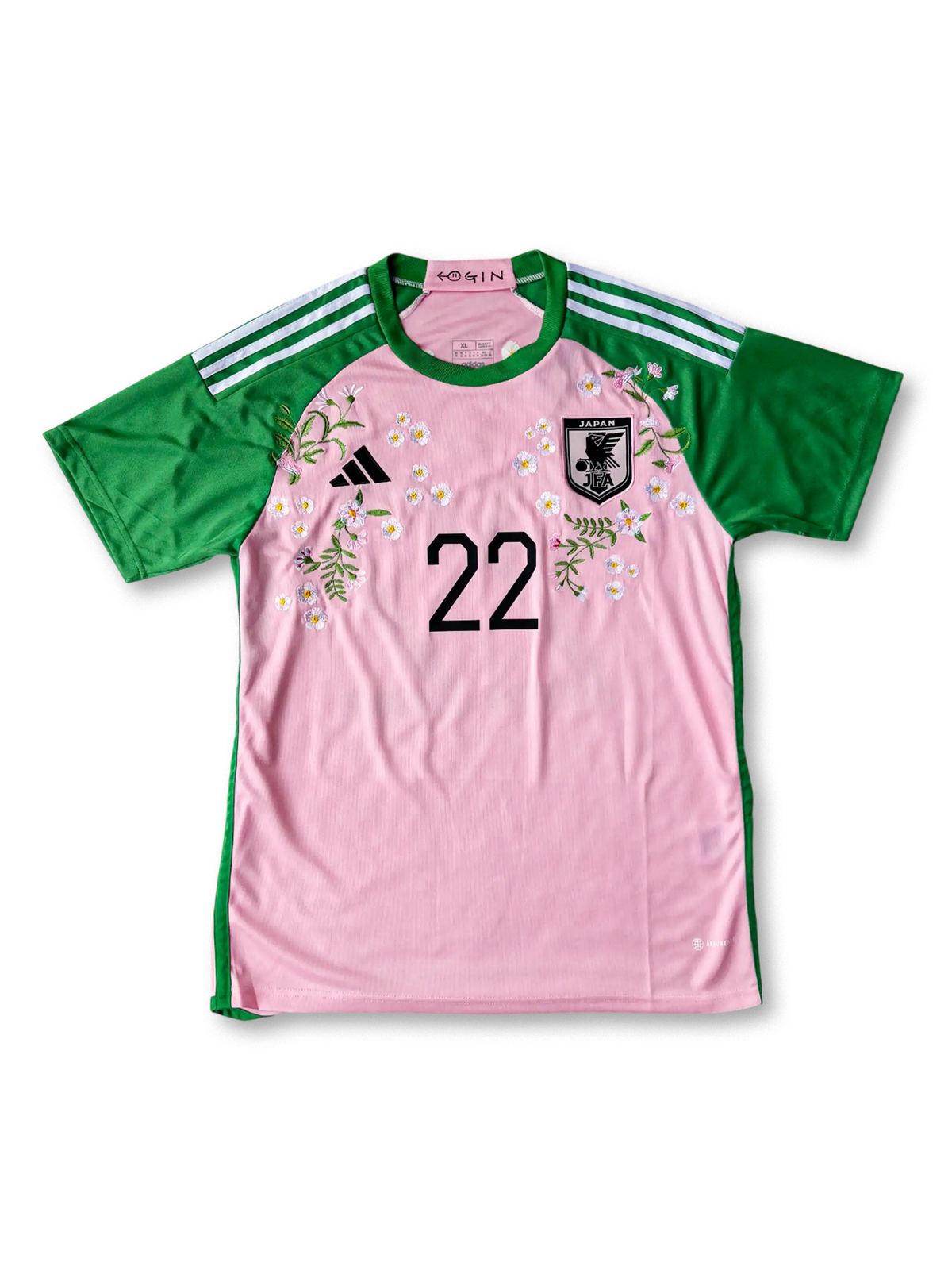 2024/25 日本代表 GKユニフォーム 桜刺繍カスタムモデル 正面画像