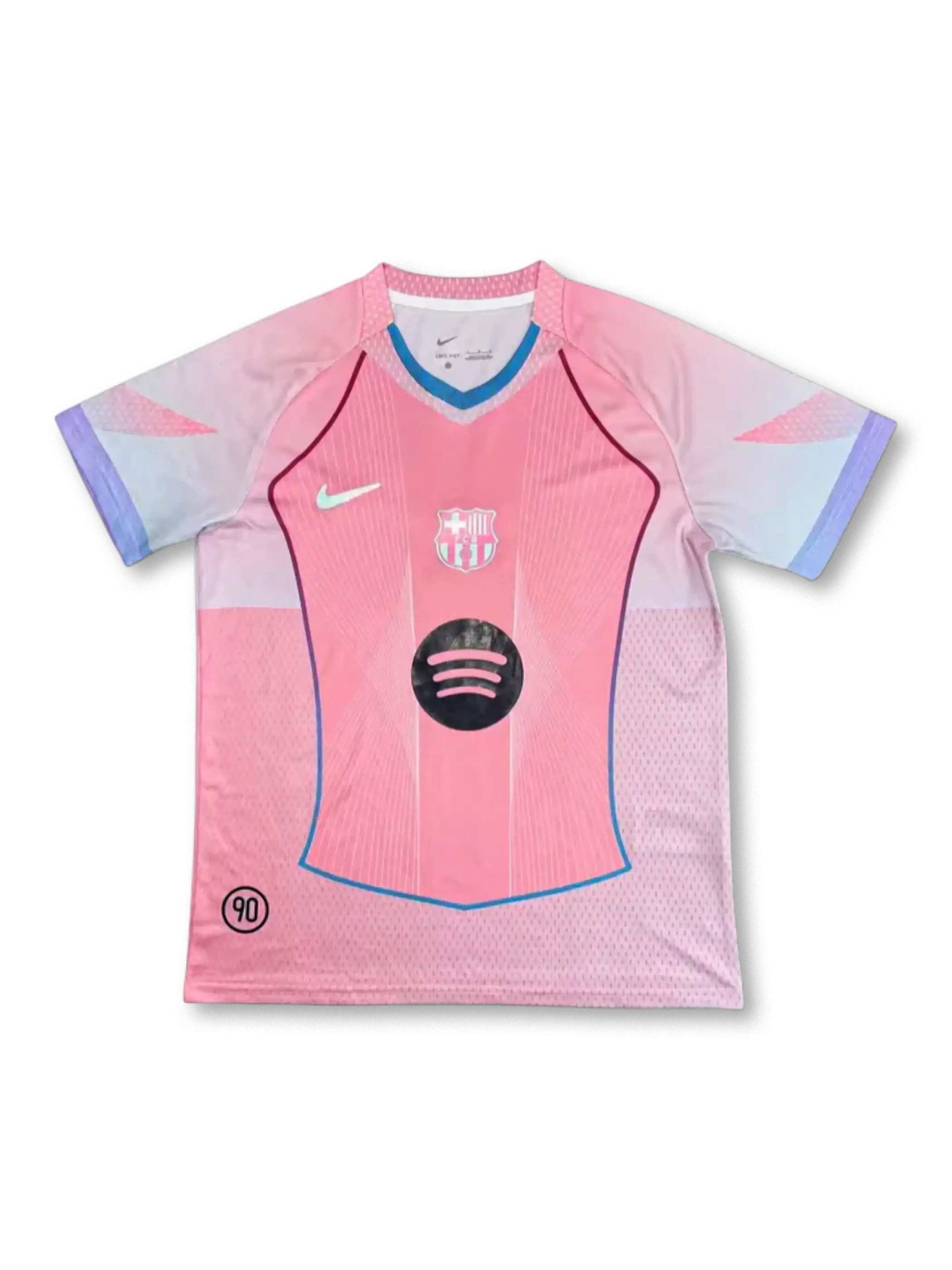 2024-25年 FCバルセロナ スペシャルエディション ピンクキット 正面デザイン