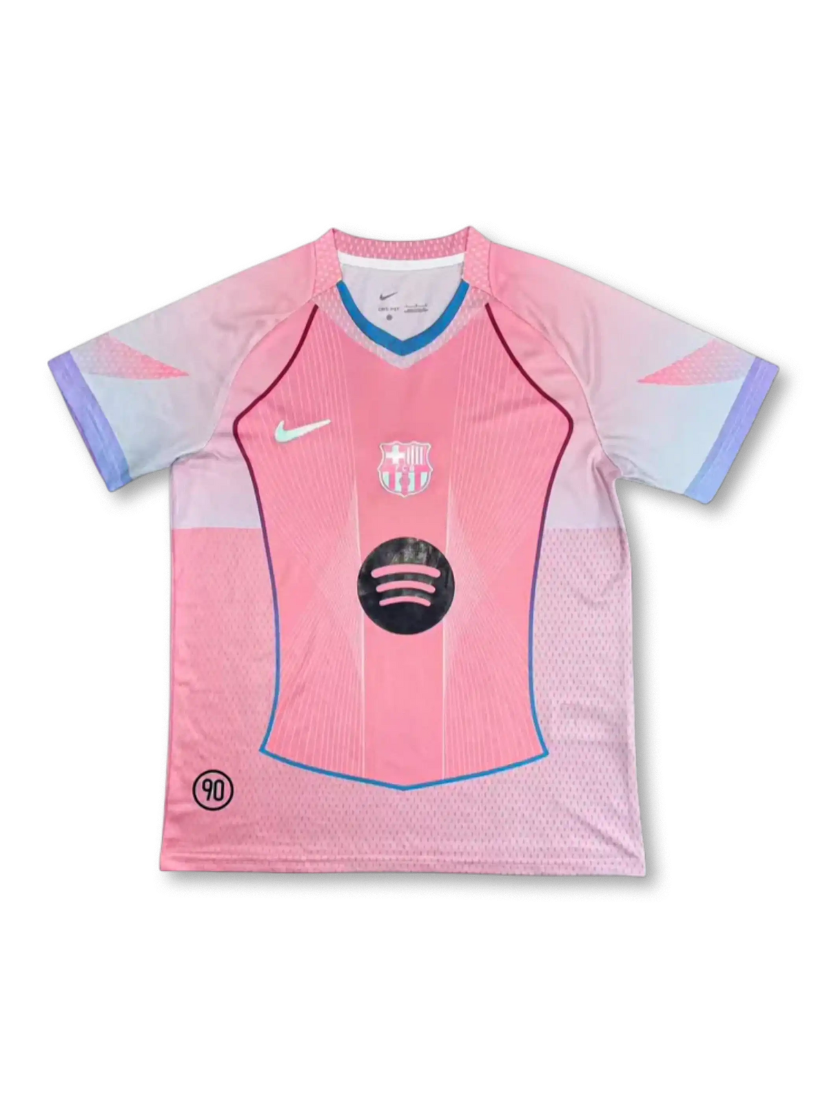 2024-25年 FCバルセロナ スペシャルエディション ピンクキット 正面デザイン