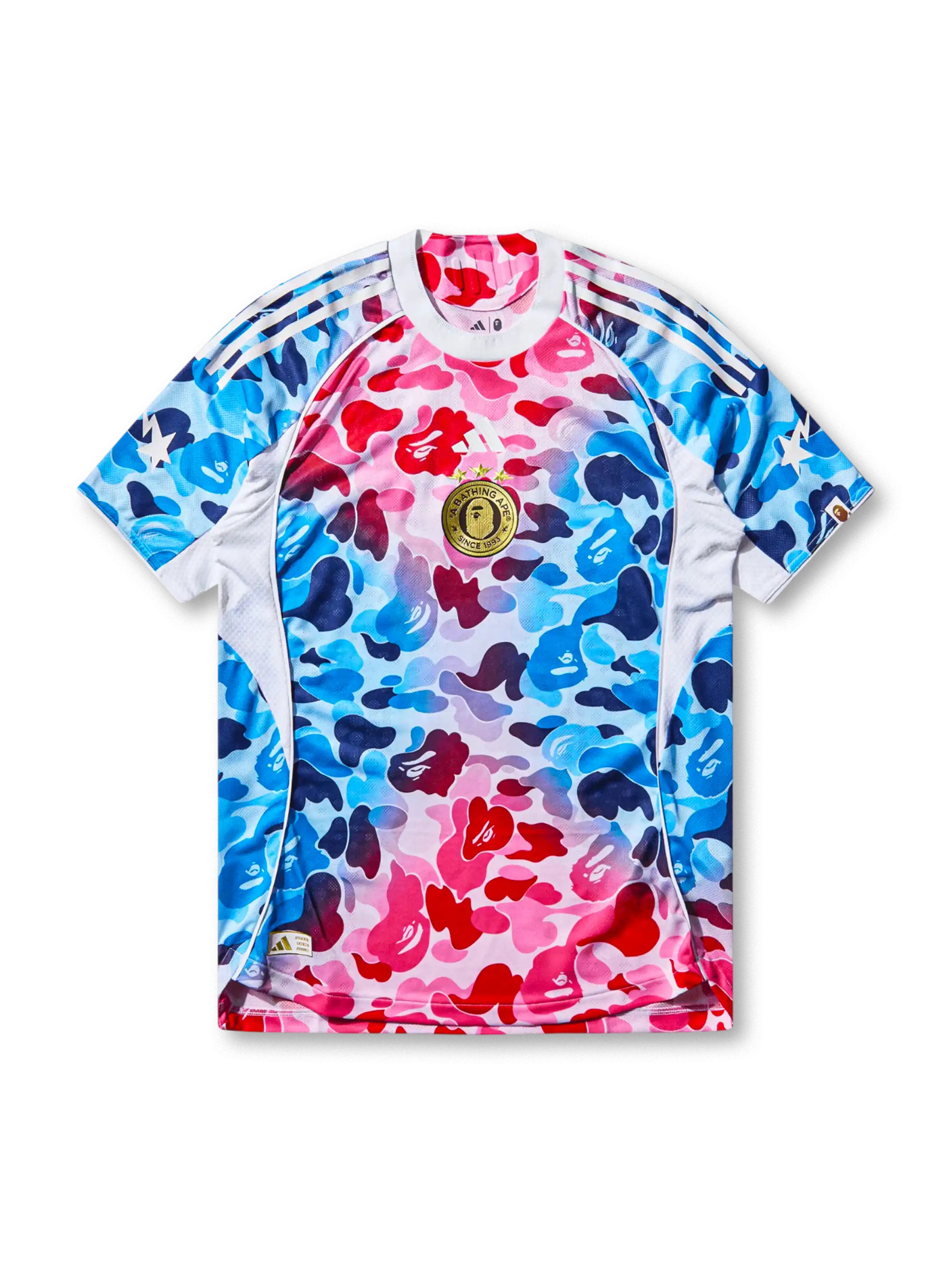 BAPE × adidas カモフラージュ ジャージ