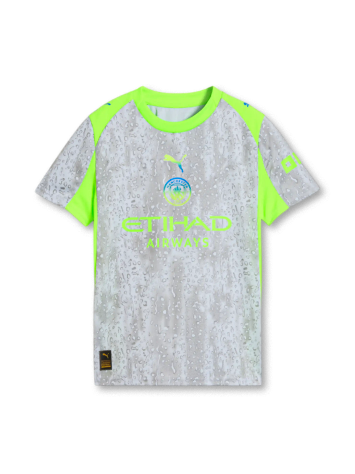 2025-26年マンチェスター・シティ サードユースユニフォーム。vintage football jersey、retro Manchester City kit、classic soccer shirtを探すファン必見の一枚。