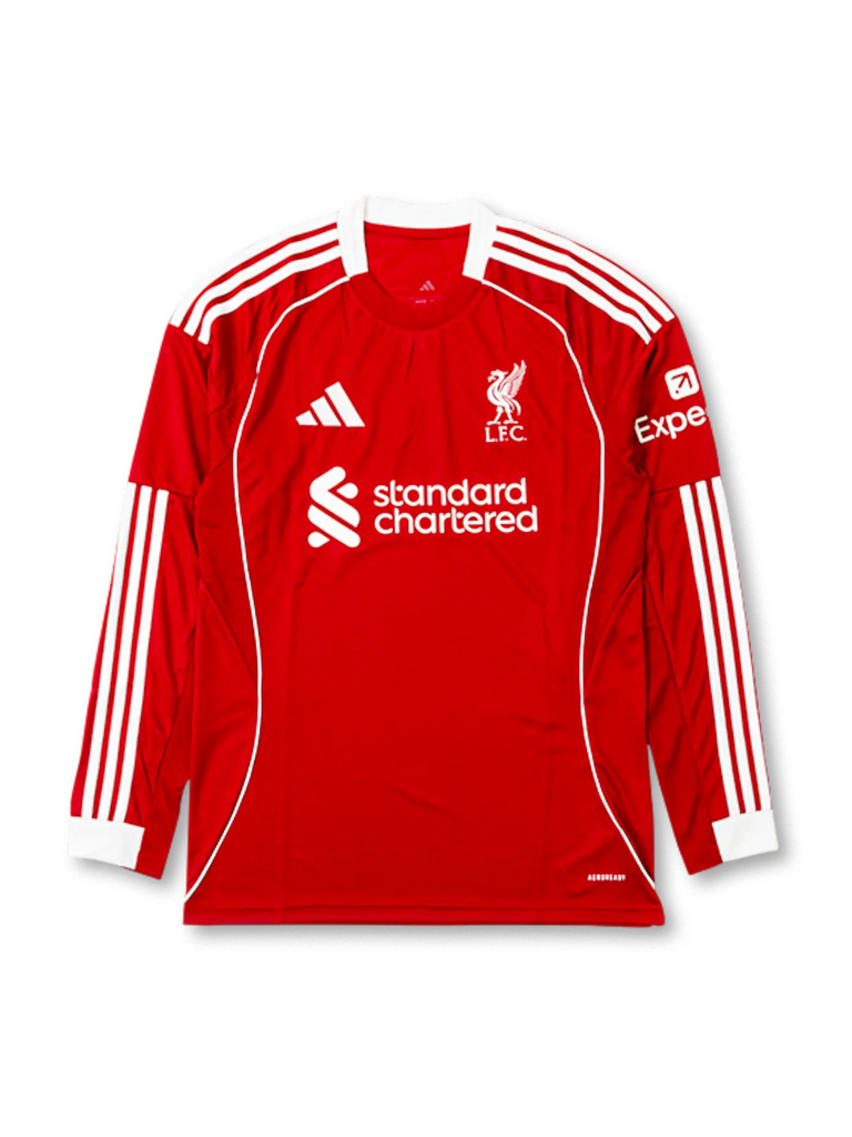 2025-2026年 リヴァプール ホーム ロングスリーブユニフォーム-KICKO 2025-2026年 リヴァプール ホーム ロングスリーブユニフォーム-KICKO