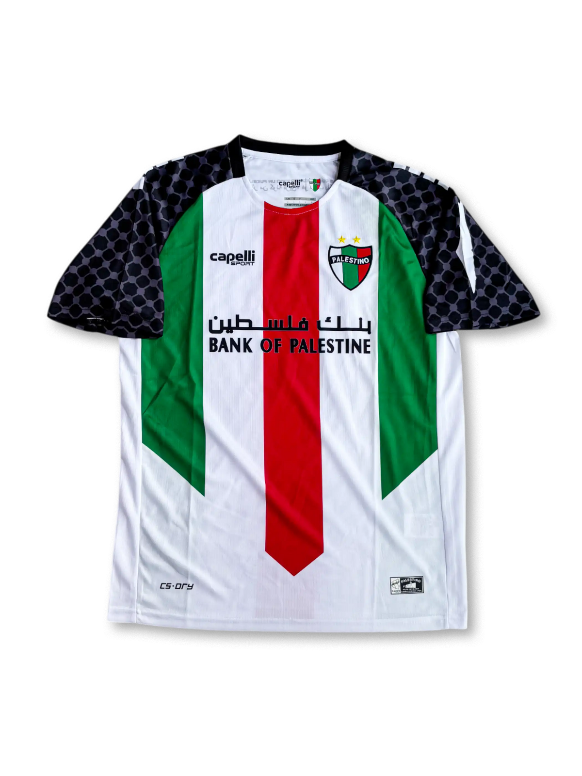 2025/26 パレスチノ ホーム ユニフォーム カペリ製 Bank of Palestine スポンサー