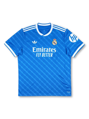 2025-26年レアル・マドリード サードユニフォーム ビンテージテイストのサッカージャージ